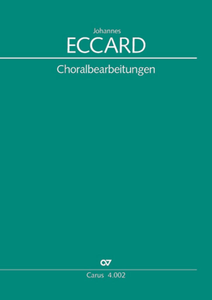 Eccard: 29 Choralbearbeitungen